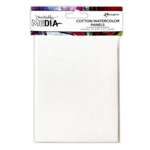 RANGER DYLUSIONS DINA WAKLEY COTTON WATERCOLOR PANELS