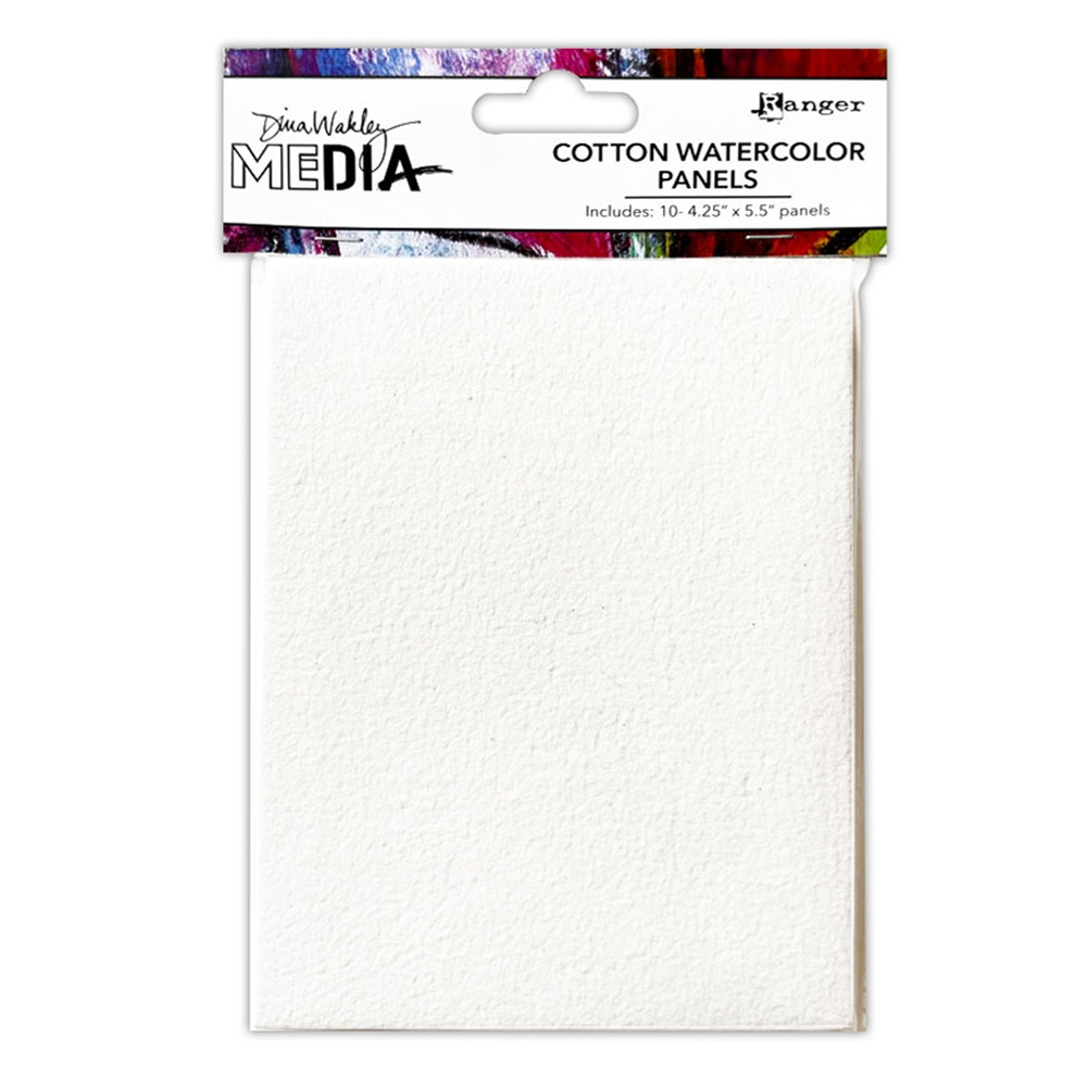 RANGER DYLUSIONS DINA WAKLEY COTTON WATERCOLOR PANELS