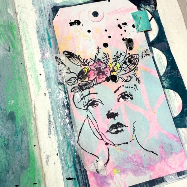 RANGER DYLUSIONS DINA WAKLEY STAMP FLOWER CROWNS