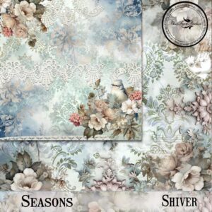 Blue Fern Seasons 12X12 Shiver - Winter