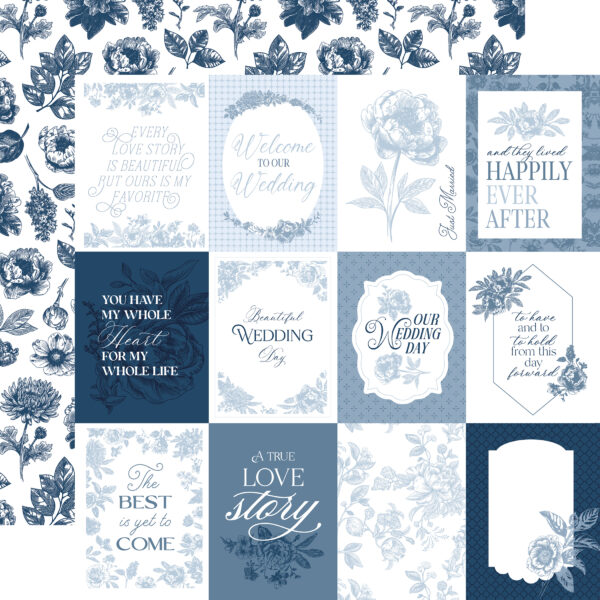 Ep Save the Date 12X12 3X4 Journaling Cards Ep Save the Date 12X12 3X4 Journaling Cards