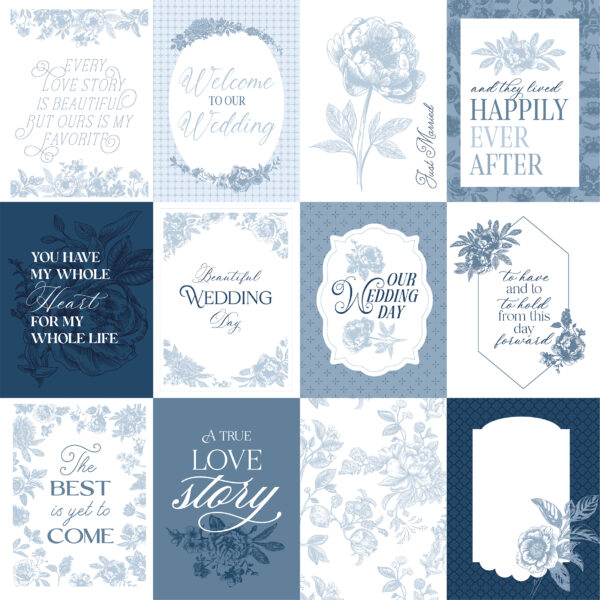 Ep Save the Date 12X12 3X4 Journaling Cards