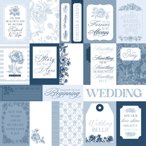 Ep Save the Date 12X12 Multi Journaling Cards