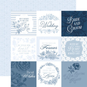 Ep Save the Date 12X12 4X4 Journaling Cards