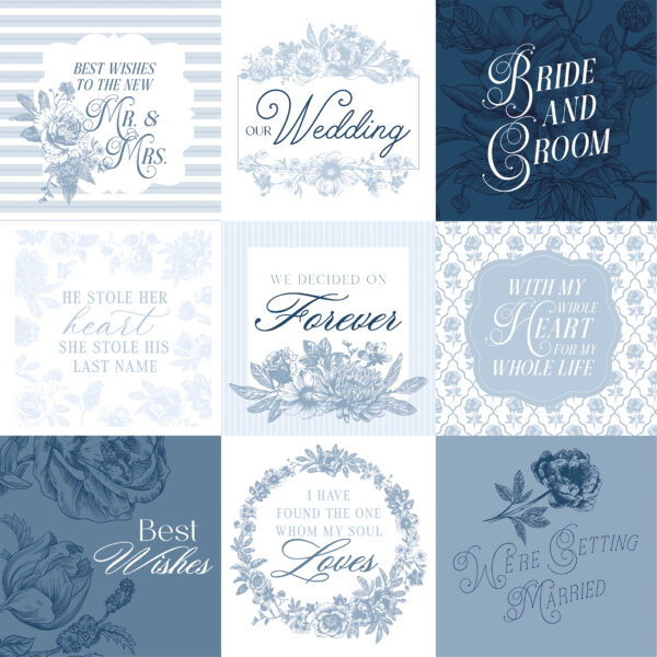 Ep Save the Date 12X12 4X4 Journaling Cards