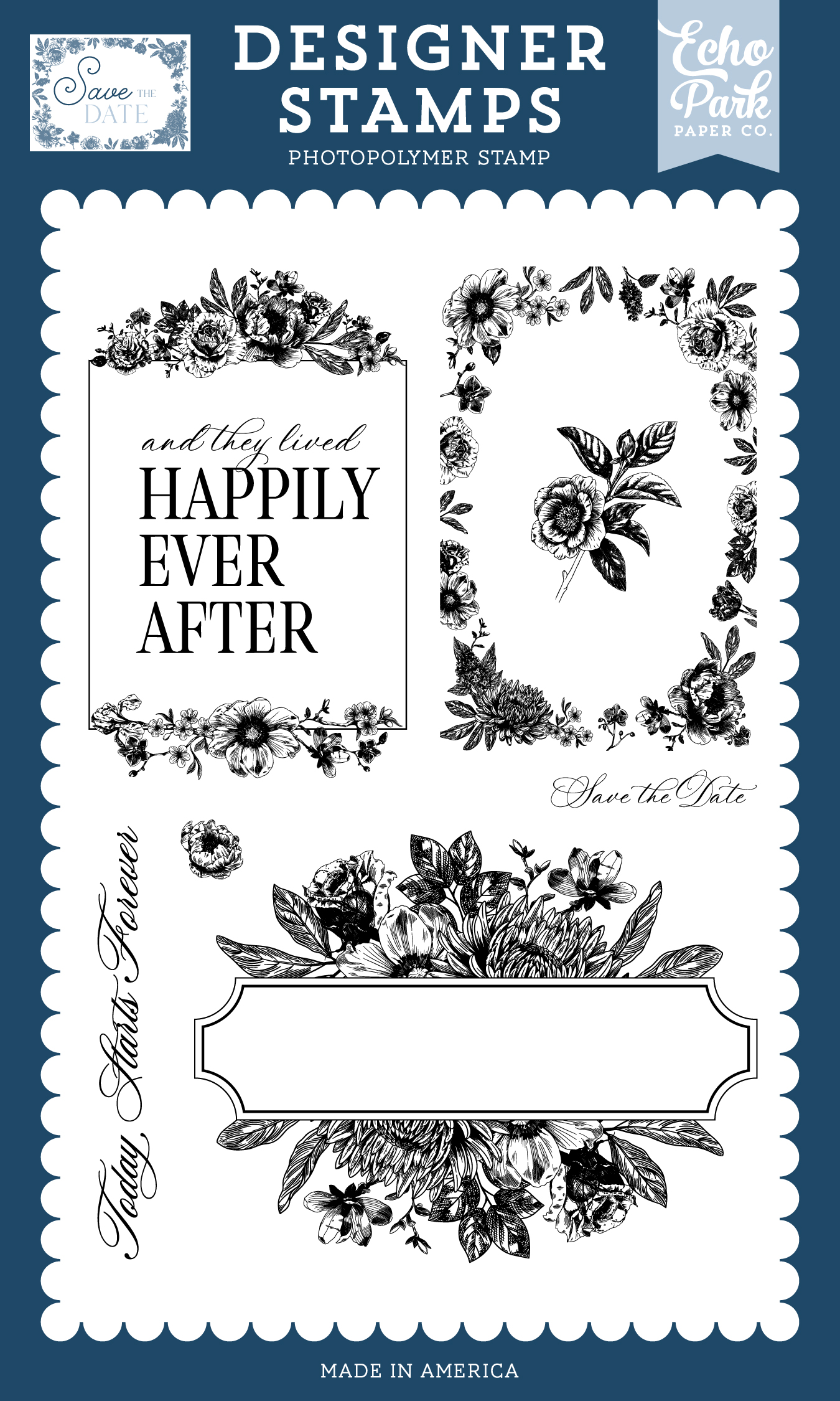 Ep Save the Date Stamp Today Starts Forever