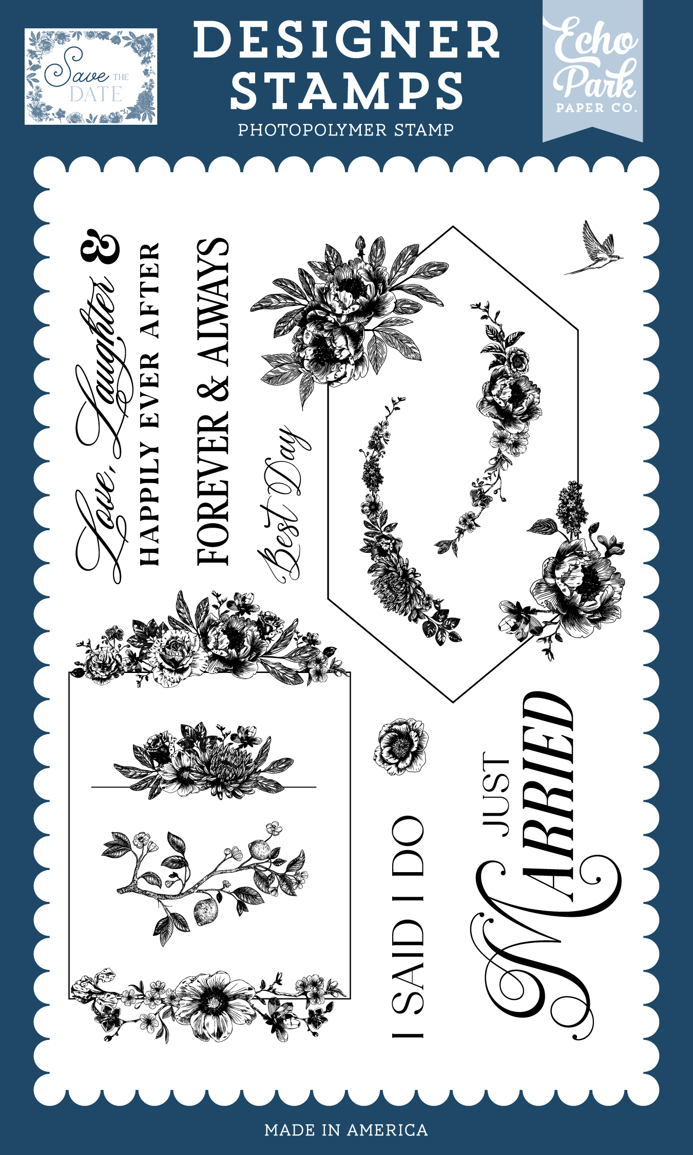 Ep Save the Date Stamp I Said I Do