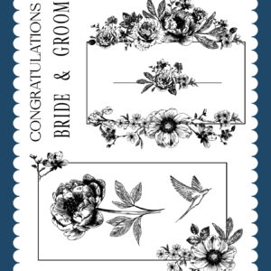 Ep Save the Date Stamp Love Bird