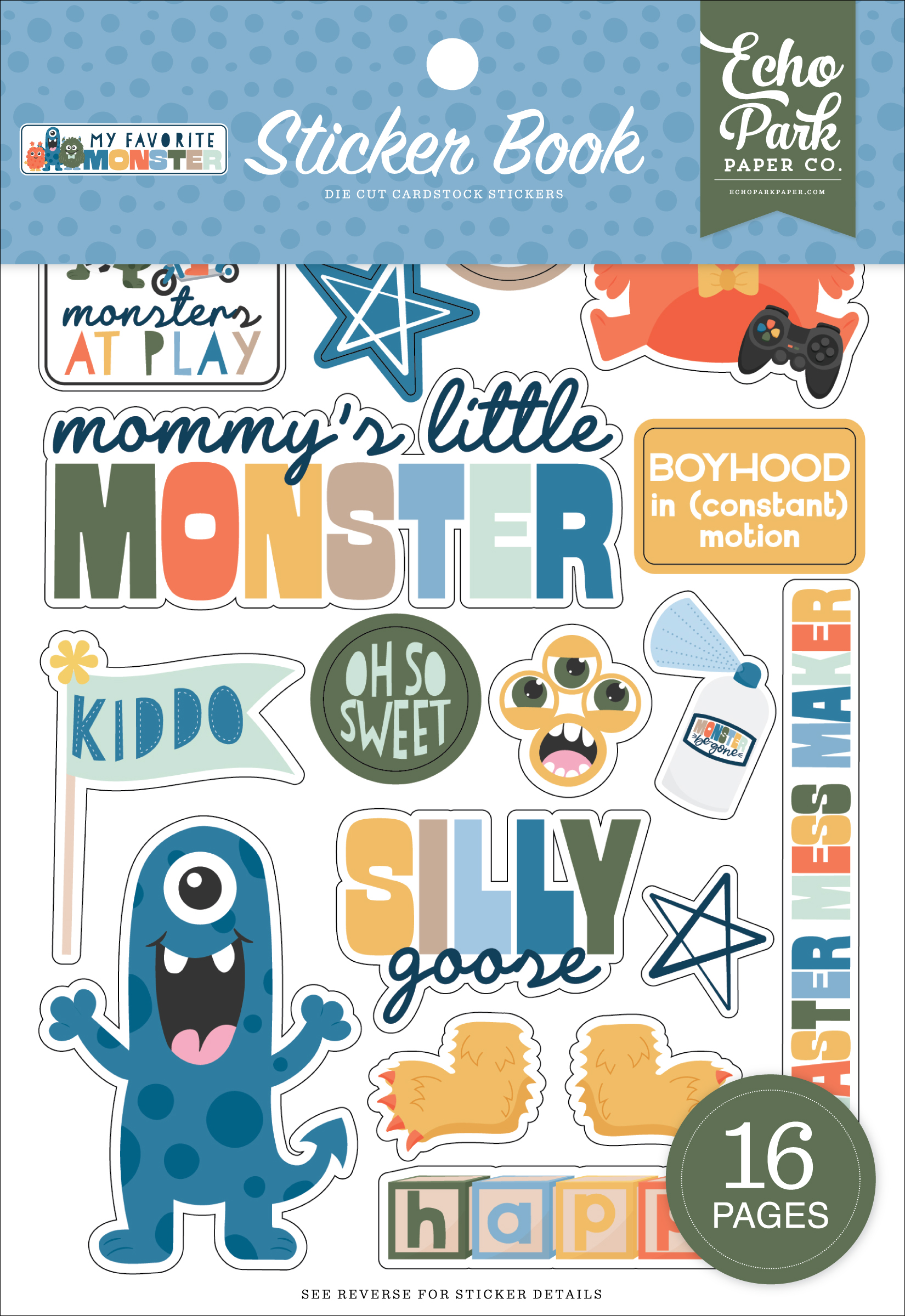 Ep My Favorite Monster Sticker Book