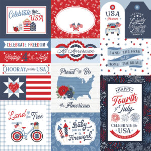 Ep All American 12X12 Multi Journaling Cards