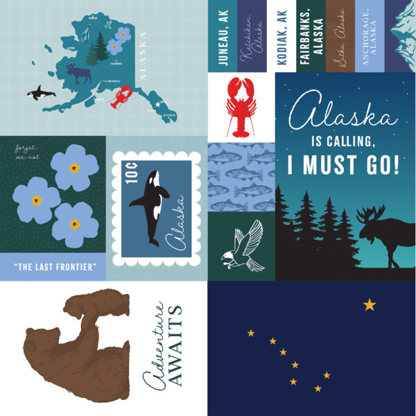 Ep Our United States 12X12 Alaska