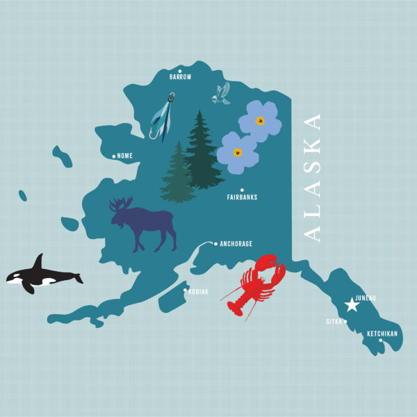 Ep Our United States 12X12 Alaska