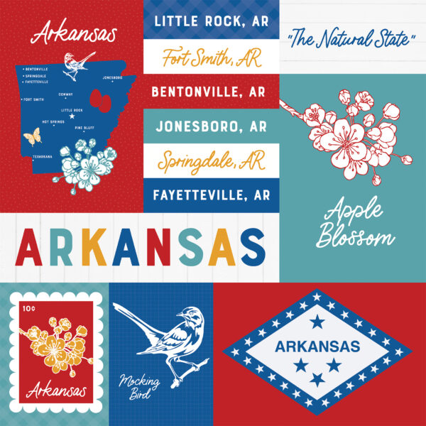 Ep Our United States 12X12 Arkansas