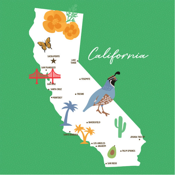 Ep Our United States 12X12 California