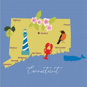 Ep Our United States 12X12 Connecticut