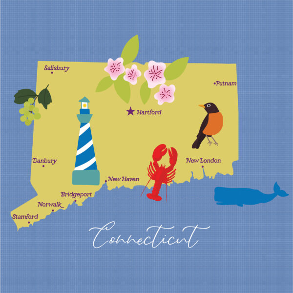 Ep Our United States 12X12 Connecticut