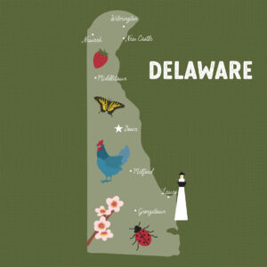 Ep Our United States 12X12 Delaware