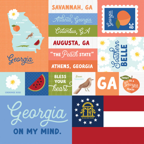 Ep Our United States 12X12 Georgia