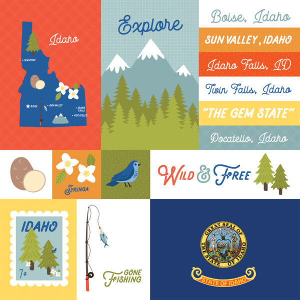 Ep Our United States 12X12 Idaho