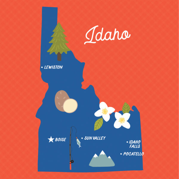 Ep Our United States 12X12 Idaho