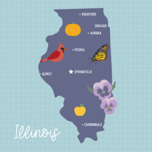 Ep Our United States 12X12 Illinois