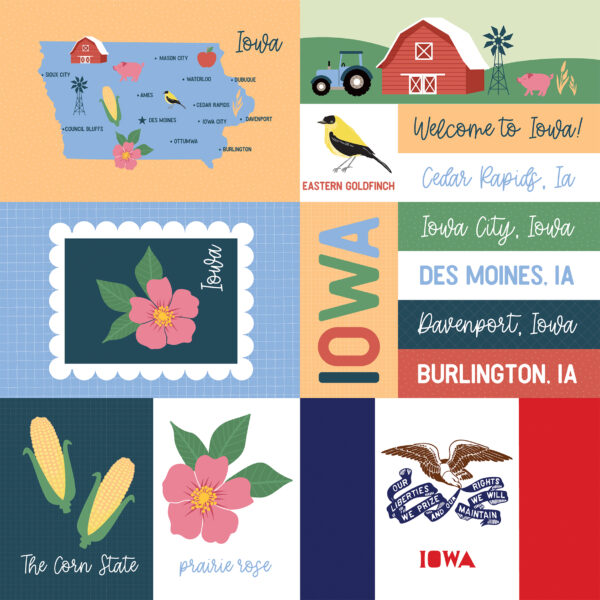 Ep Our United States 12X12 Iowa
