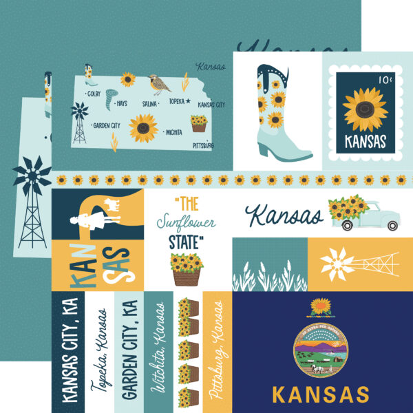 Ep Our United States 12X12 Kansas
