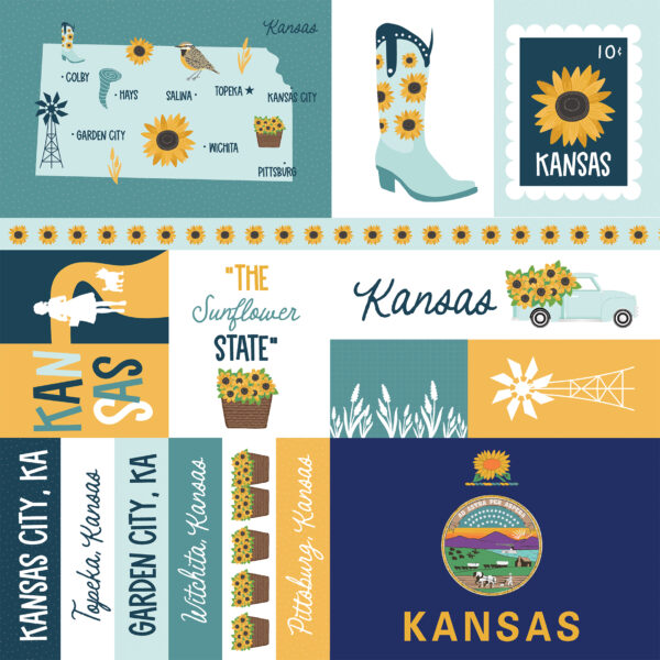 Ep Our United States 12X12 Kansas