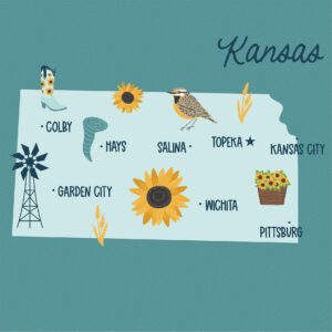 Ep Our United States 12X12 Kansas