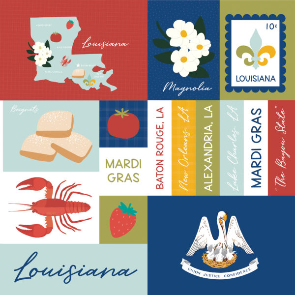 Ep Our United States 12X12 Louisiana