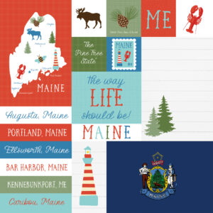 Ep Our United States 12X12 Maine