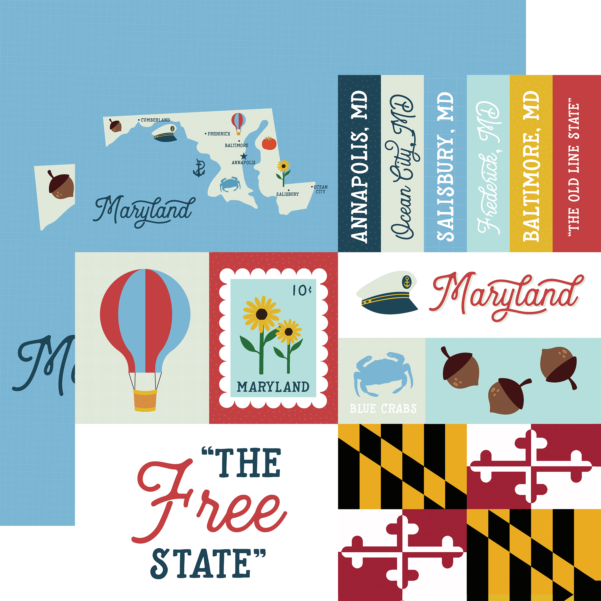 Ep Our United States 12X12 Maryland
