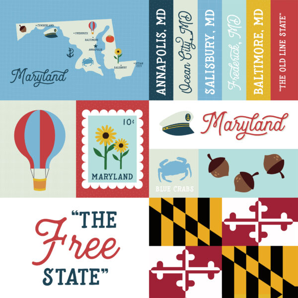 Ep Our United States 12X12 Maryland