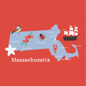 Ep Our United States 12X12 Massachusetts