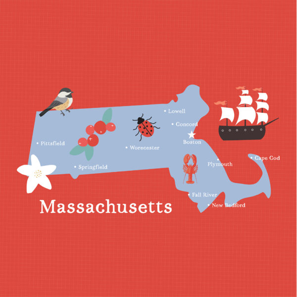 Ep Our United States 12X12 Massachusetts