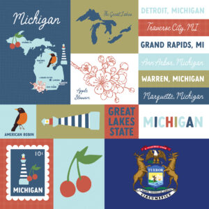 Ep Our United States 12X12 Michigan