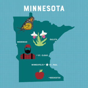 Ep Our United States 12X12 Minnesota