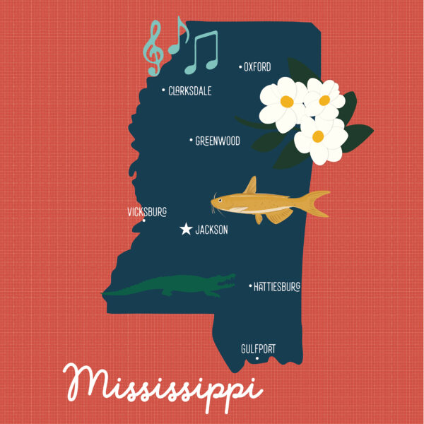 Ep Our United States 12X12 Mississippi