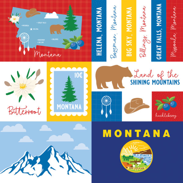 Ep Our United States 12X12 Montana