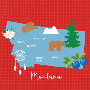 Ep Our United States 12X12 Montana