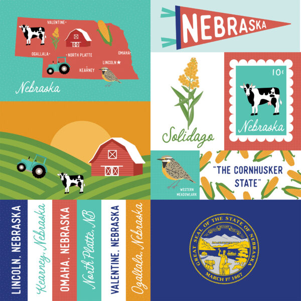 Ep Our United States 12X12 Nebraska