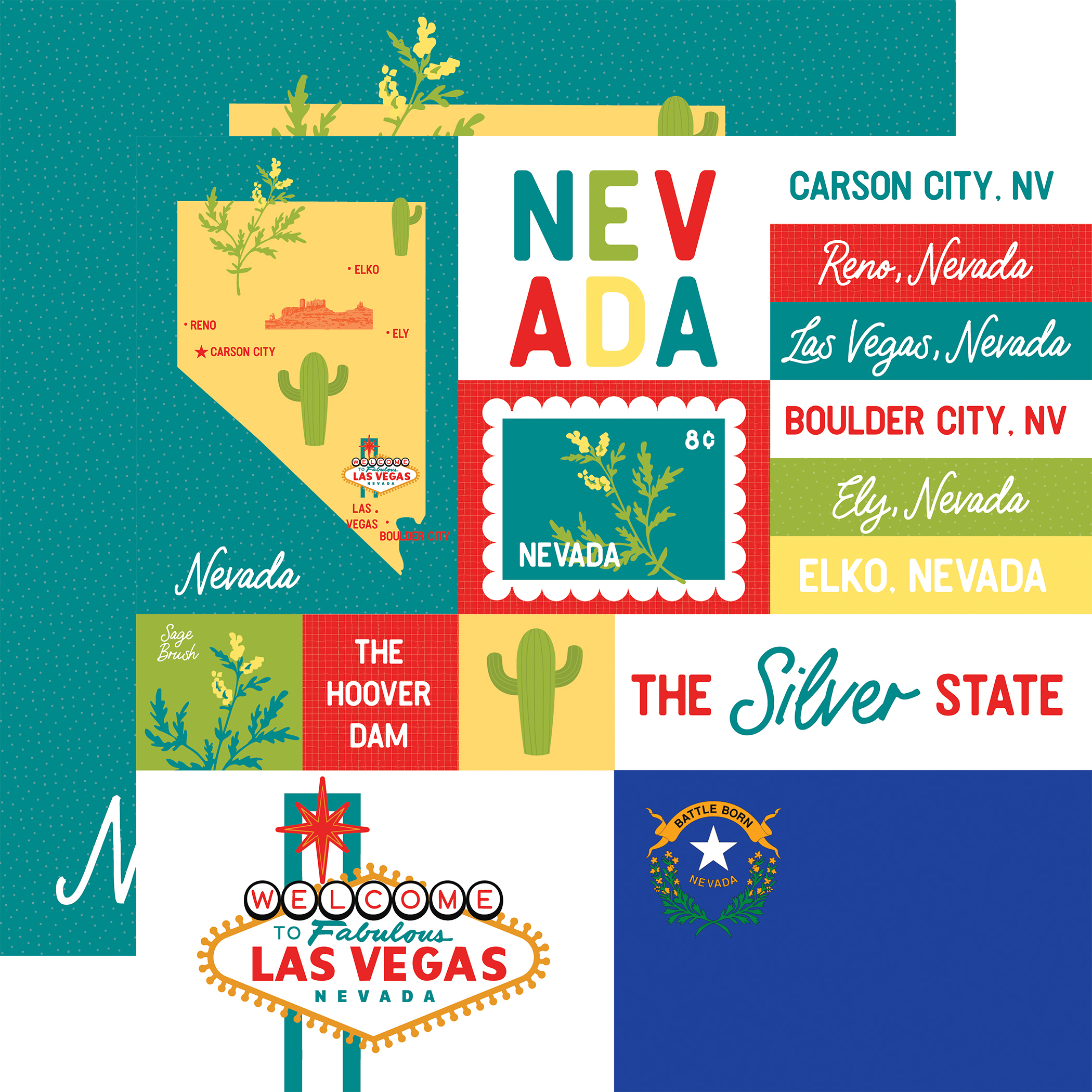 Ep Our United States 12X12 Nevada