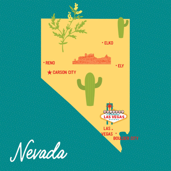 Ep Our United States 12X12 Nevada