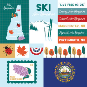 Ep Our United States 12X12 New Hampshire
