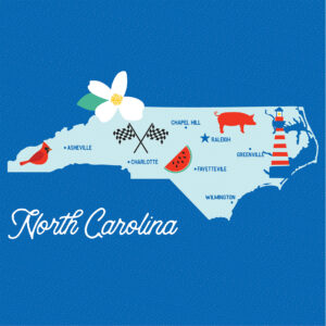 Ep Our United States 12X12 North Carolina