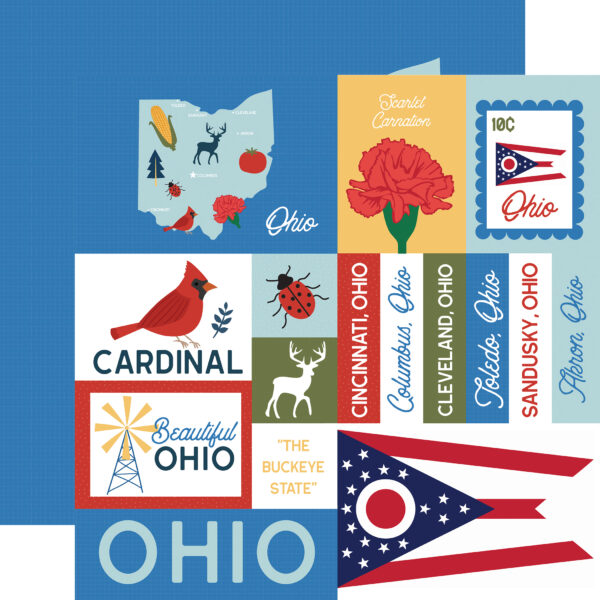 Ep Our United States 12X12 Ohio