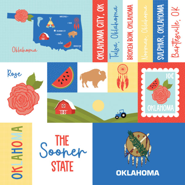 Ep Our United States 12X12 Oklahoma