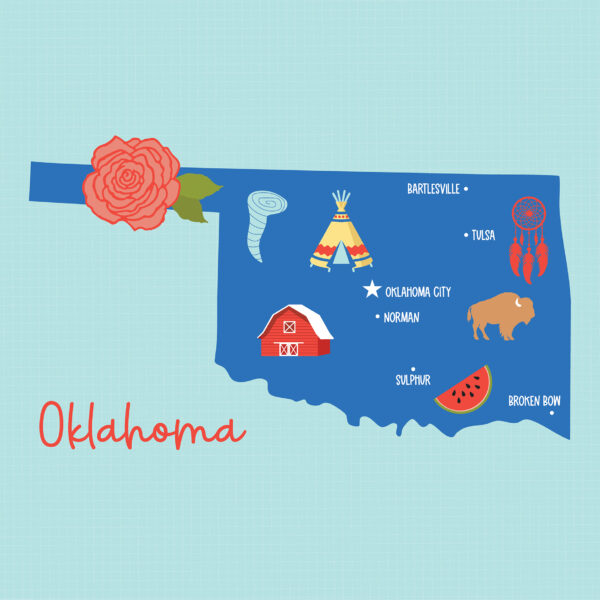 Ep Our United States 12X12 Oklahoma