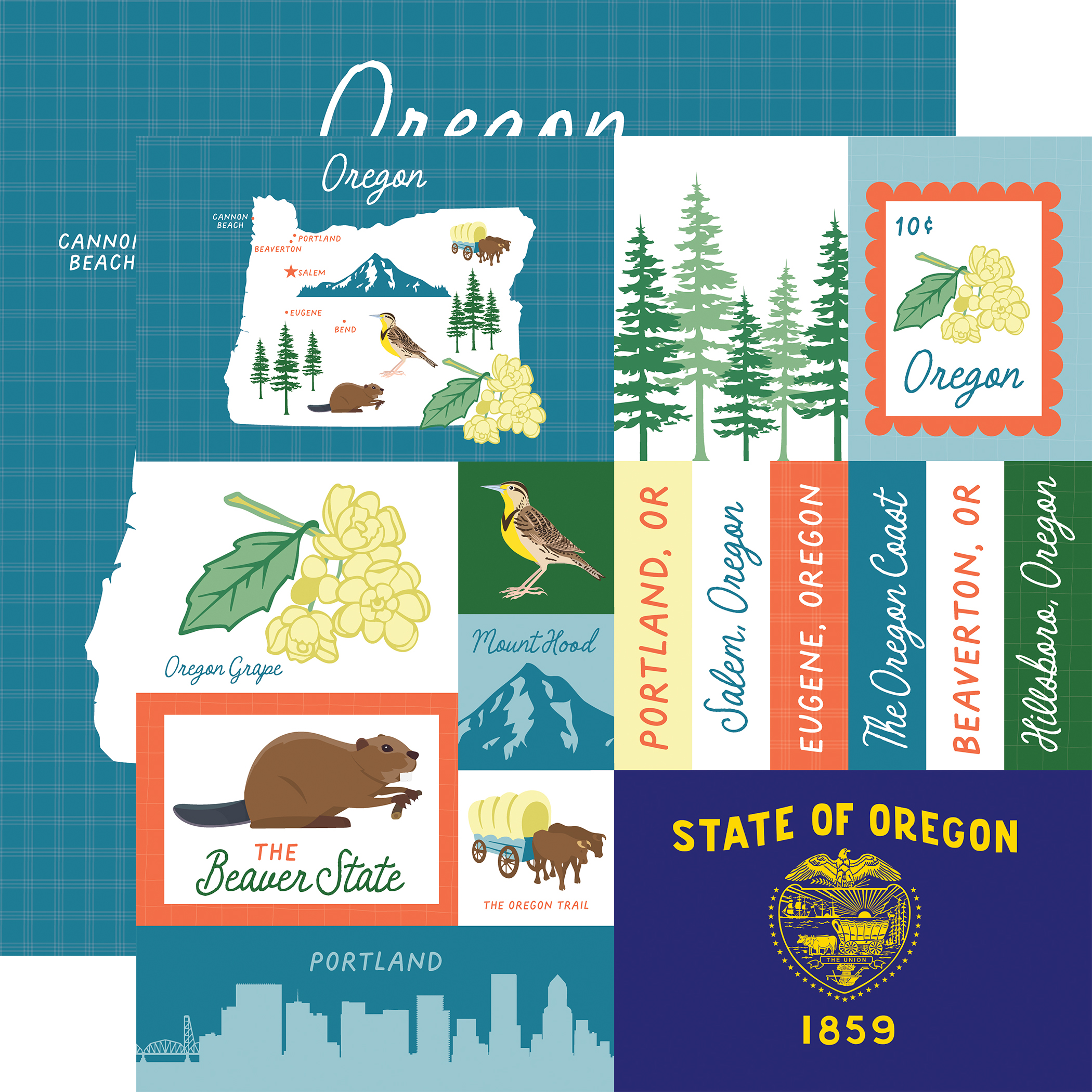 Ep Our United States 12X12 Oregon