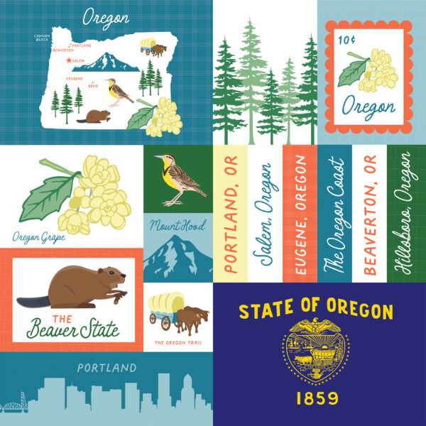 Ep Our United States 12X12 Oregon